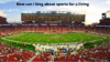 How can I blog about sports for a living?